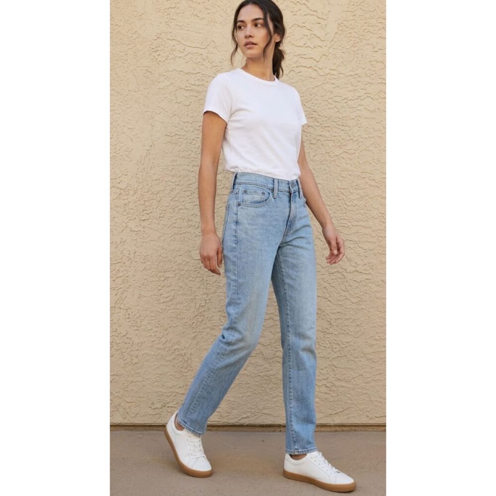Levi's 511 Slim Fit Jeans Classic Loved Straight Minimalist Retro Core Jeans 28